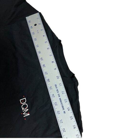 DQM Dave’s Quality Meat Skate T Shirt Mens S Black NYC Spellout Made In USA - Picture 6 of 7